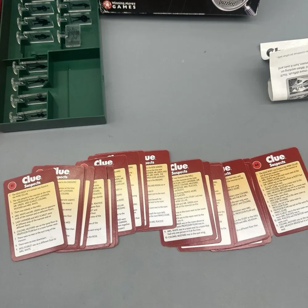 Hasbro clue suspects